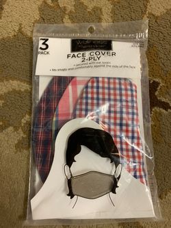 Face mask 3 pack