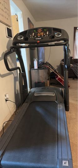 Black Treadmill with Digital Display Console