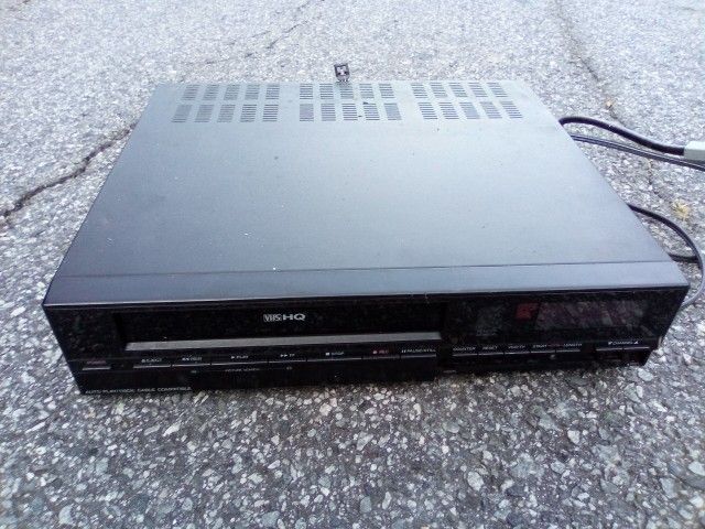 Vintage Samsung Vcr Black Vhs
