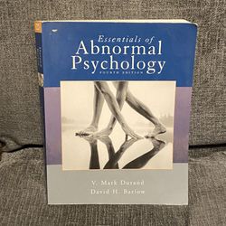 Essentials Of Abnormal Psychology