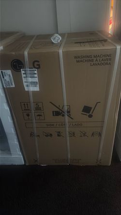 Brand new in the box washer and dryer stackable