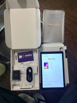 New TCL TAB 8 with charger