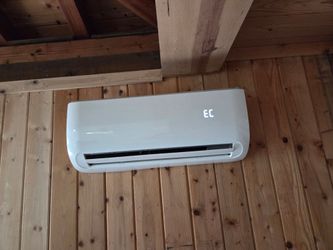 Split system a c heat