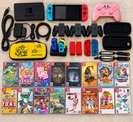Nintendo Switch Bundle with Games and Accessories