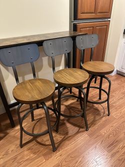 Bar Stools - Set Of 3