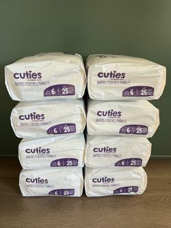 Cuties Diapers Size 6