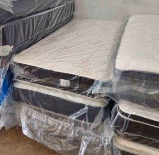 New Twin Size Mattress With Box Spring Set COLCHONES Nuevos Twin