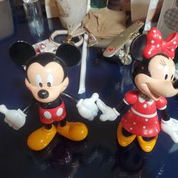 Mickey And Minnie Bobble Head From.applause 