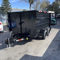 New 2025 Dump Trailer 8x10x4