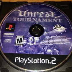 PS2 Game Unreal Tournament 🏟️ 