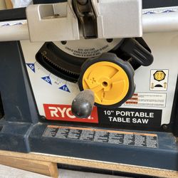 Ryobi 10 “ Table Saw BTS16