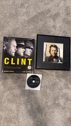 Clint Eastwood Framed Photo And Commemorative Book