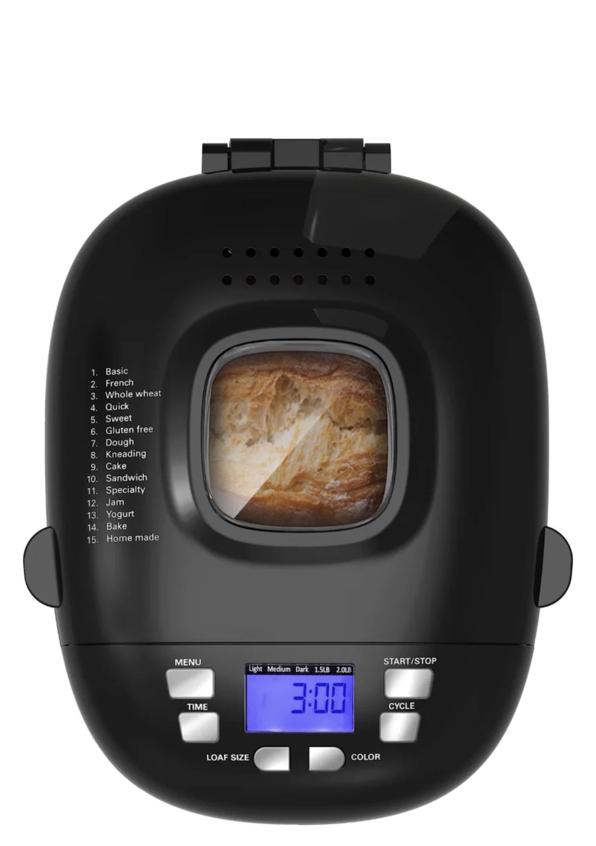 Bella Pro Series - 2-lb. Bread Maker - Black
