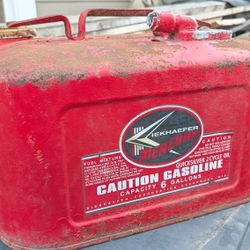 Vintage Boat Gas Can For Decoration Only Mid-Century Fuel Cell Nautical Beach Shop Display 