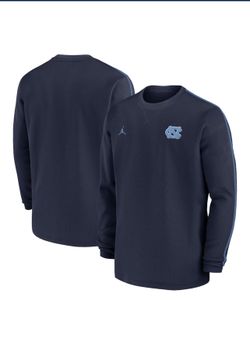 Men's Nike Jordan UNC North Carolina Tar Heels Top Performance Sweatshirt Sideline Coaches M