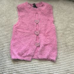 Sleeveless Faux Fur Crop Top