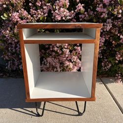 Modern Side Table w/ Lower Level Shelf