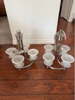 2 - 4 lights chandeliers