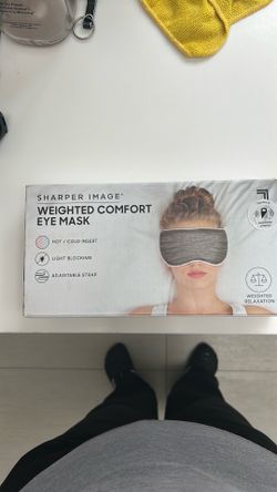 Weighted eye mask