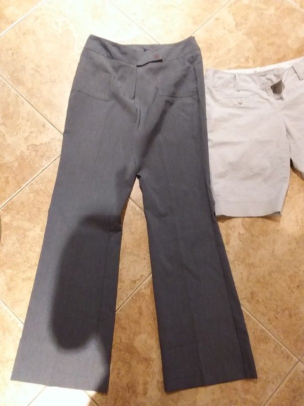 7 Medium Large Wetseal Pants Shorts Career Work Suit Pants Khaki Bundle #c