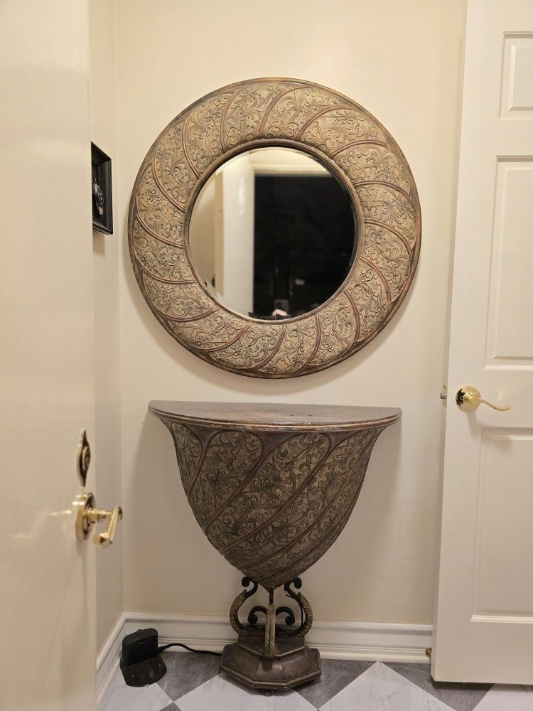 Entrance Table & Mirror