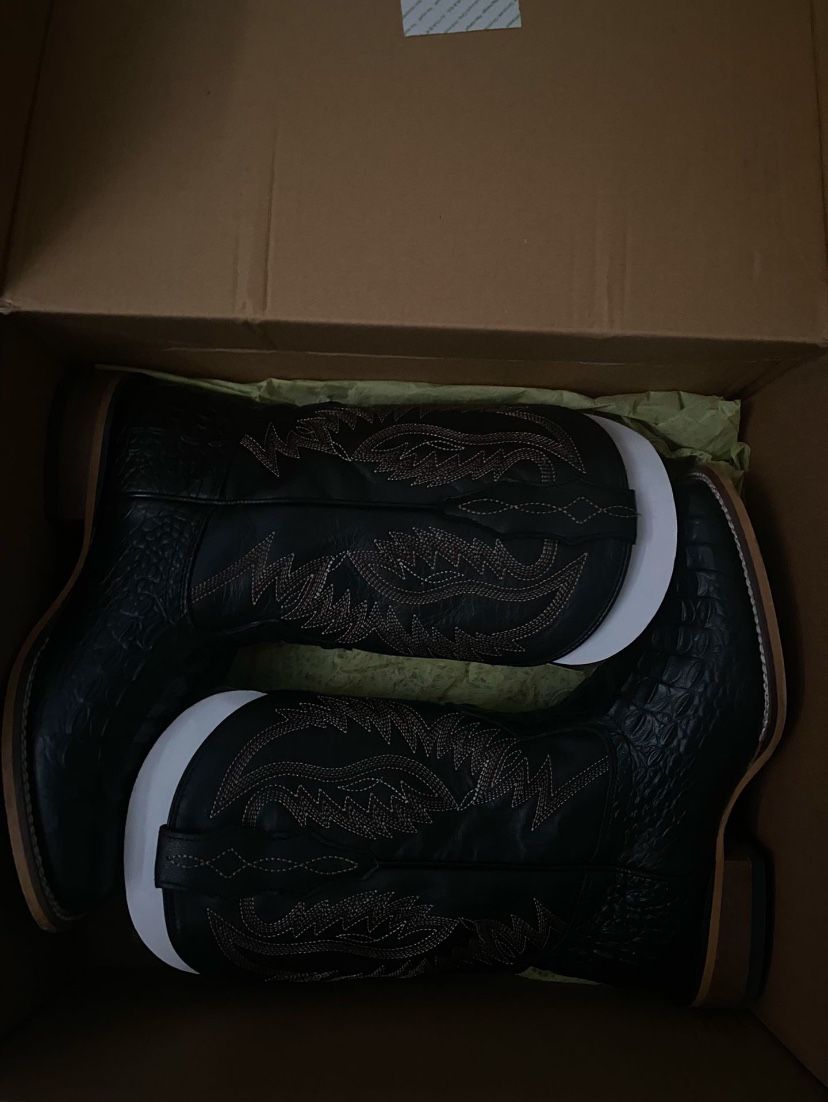 black boots