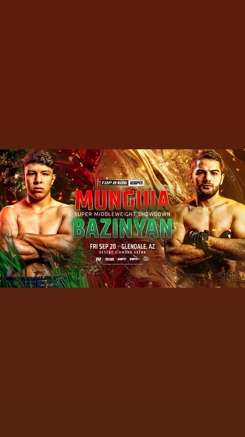 Top Rank Boxing Munguia vs Bazinyan