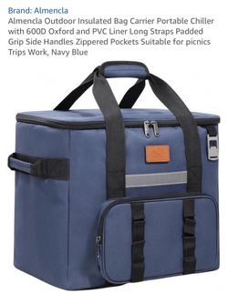 Portable cooler bag
