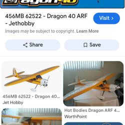 Rc Airplane Dragon 40 ARF