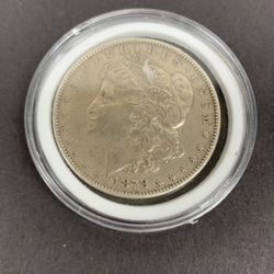 1878 Morgan, silver dollar not rated