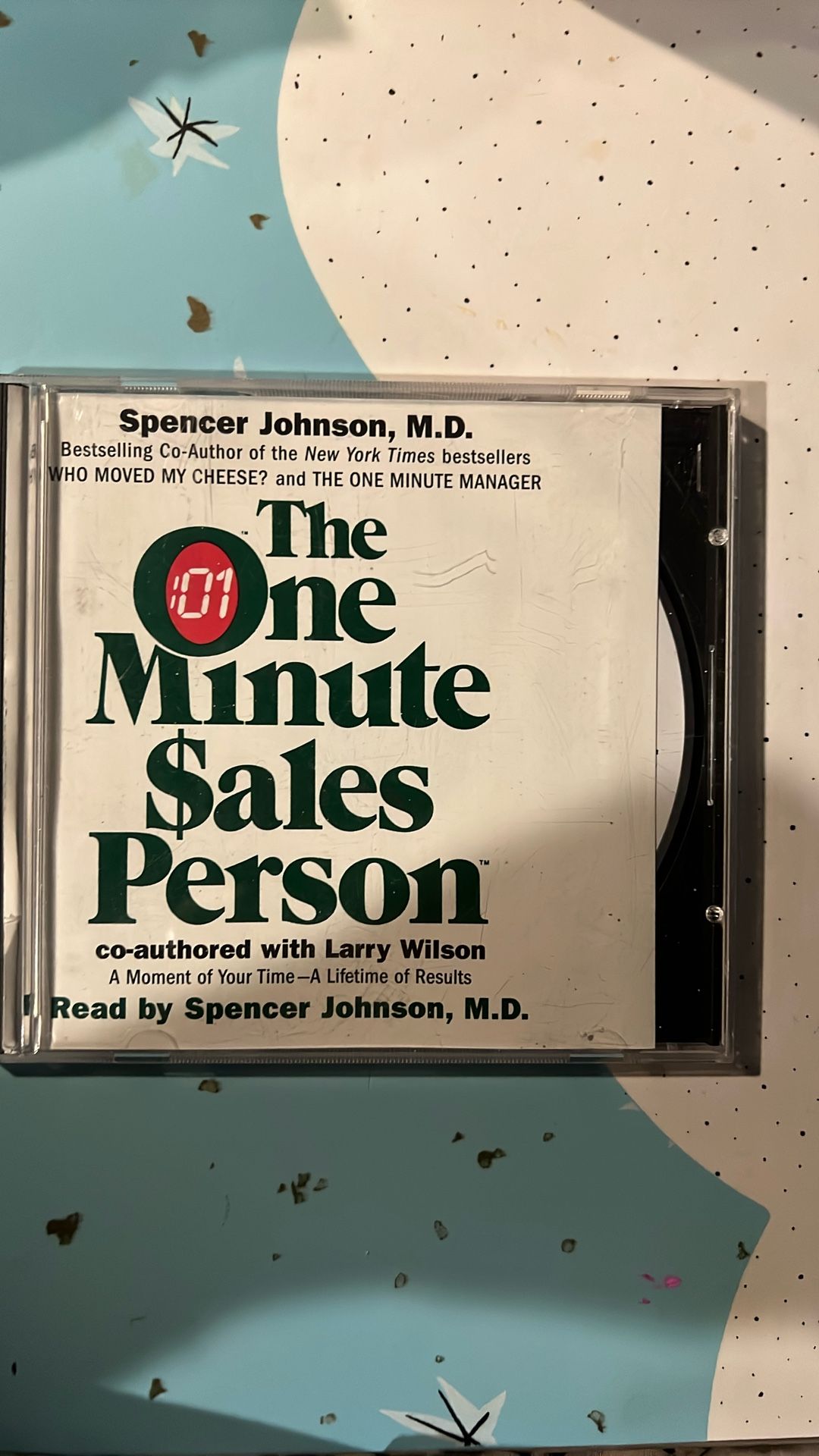 Spencer Johnson Md The One Minute Sales Person spoken, audio DVD excellent condition