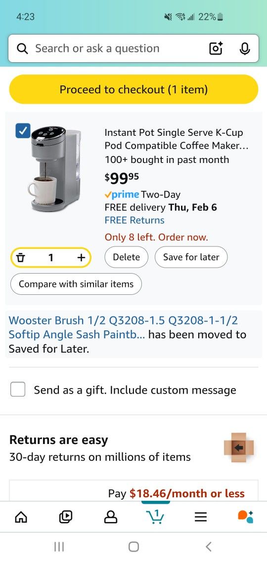 Instant Pot Coffee Maker(New)(Gray)