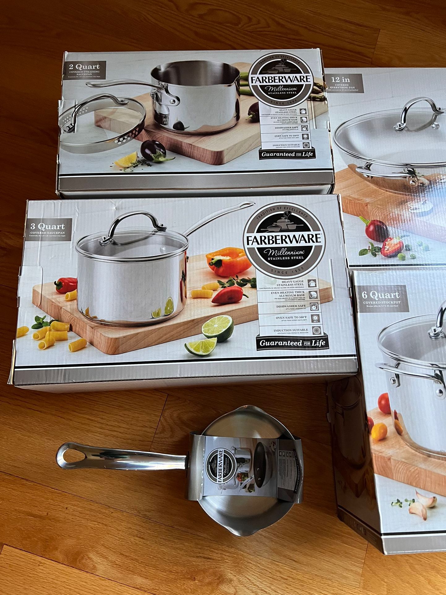 Farberware Millennium Stainless Steel Cookware for Sale in