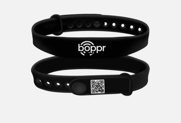 Boppr Digital Wristband for Business Marketing | NFC + QR | Tap & Connect