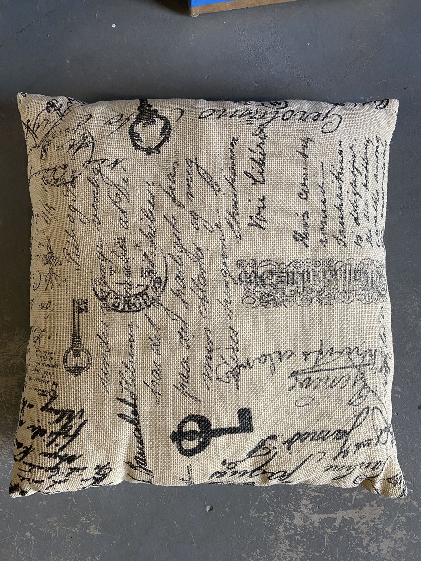 Throw / decorative pillow 16x16”