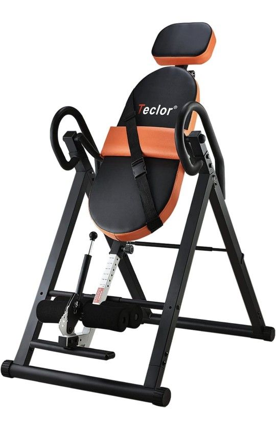 Inversion Table for Back Pain Relief, 350 lbs Capacity Strength Training Inversion Equipment, Decompression Table for Pain Therapy Training with Safe