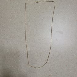 14 k gold necklace.  Weight is  5.1 grams