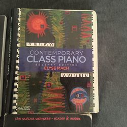 4 Guitar And Piano Books