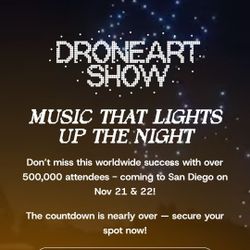 Fever Drone Art Show Tickets Fri