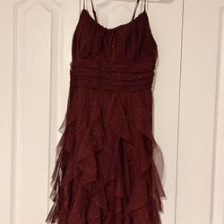 Burgundy Homecoming Dress 