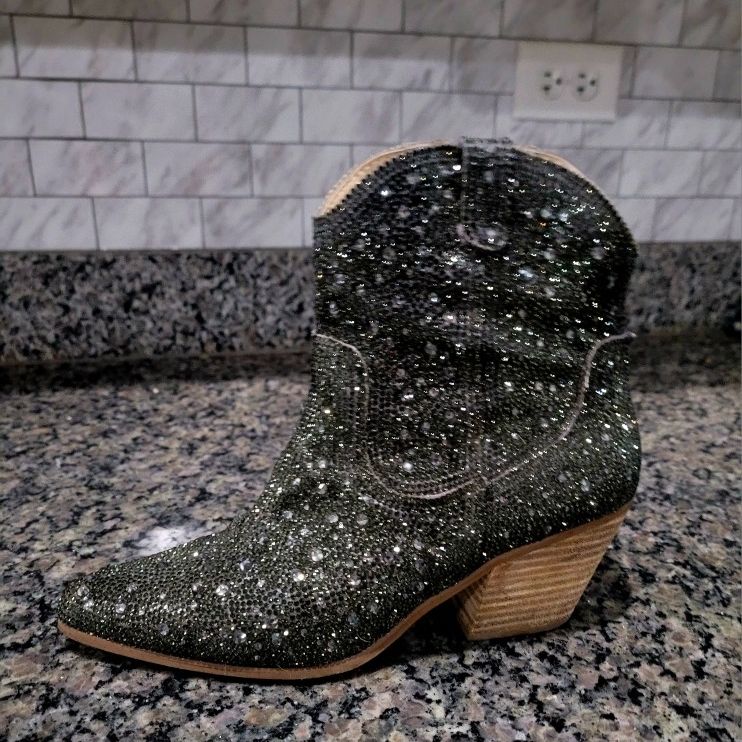 Rhinestone Boots