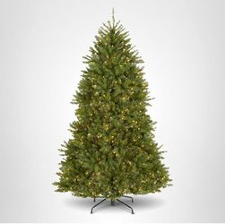 National Tree Company 7 ft Pre-Lit Dunhill Fir Full Artificial Christmas Tree