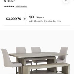 City Furniture Dining Set 