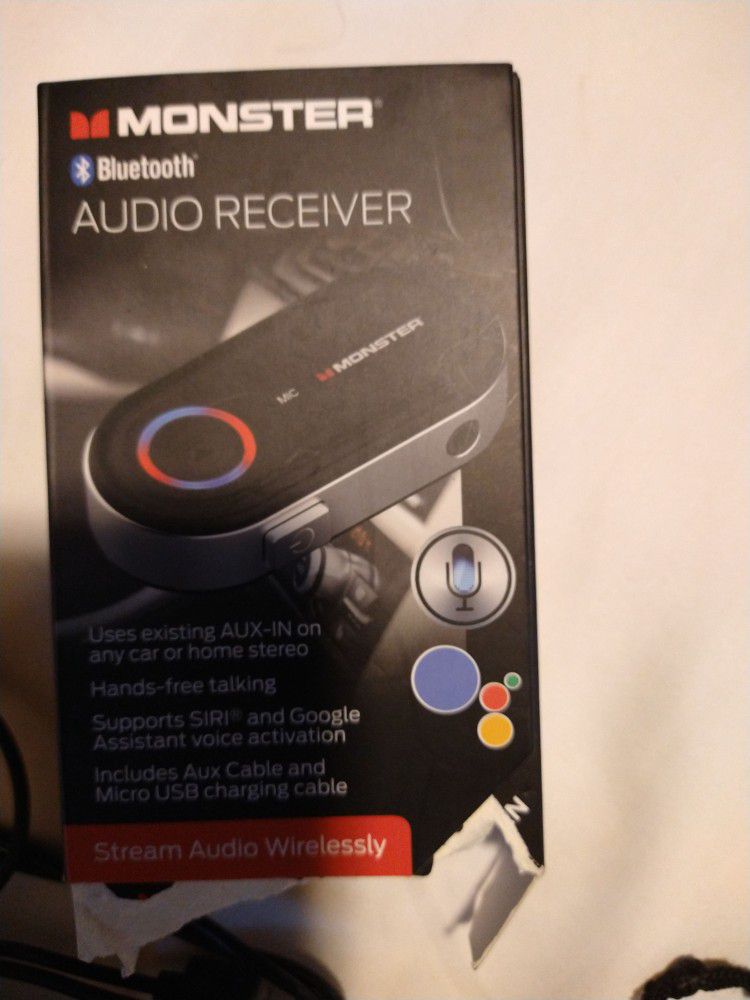 MONSTER blutooth Audio Receiver/Aux