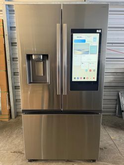 New 36 in. 30 cu. ft. Mega Capacity Standard Depth 3-Door French Door Refrigerator in Stainless Steel with Family Hub