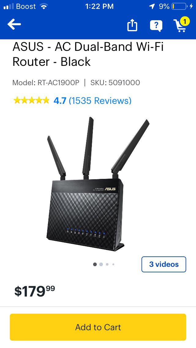 Asus ac-1900 router