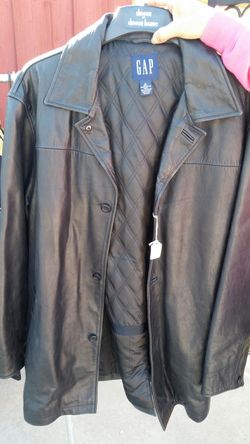 Gap genuine leather jacket