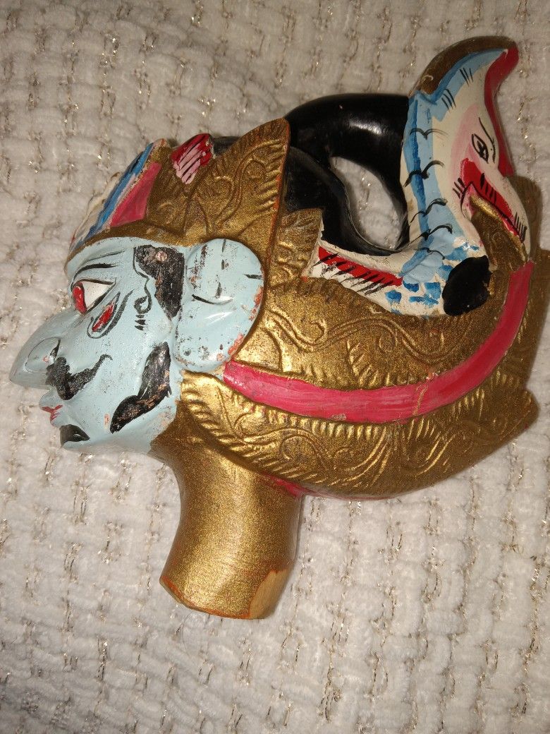 Vintage Wayang Golek Puppet head..