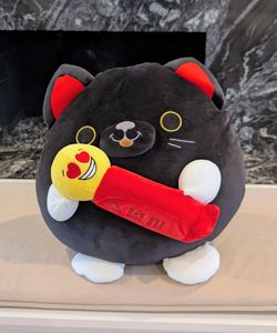 Squishmallow Black Cat Plush with PEZ Dispenser