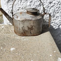 Antique Eagle Railroad Can